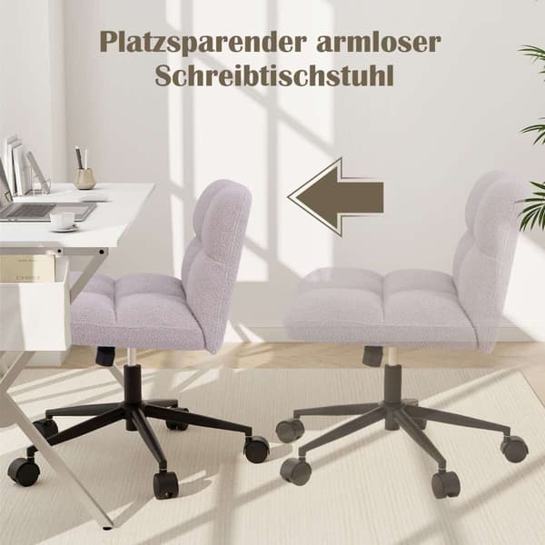 Kontorstol, 74×69×80 cm, Beige
