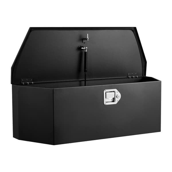 Trailer-tungeboks, 91,4x31,4x30,5 cm, sort, stål opbevaring