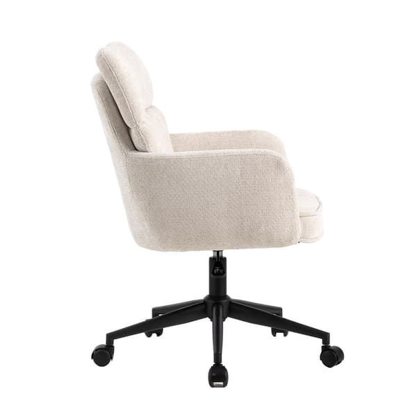 Kontorstol Lorena 59x62x86-93 cm Hvid