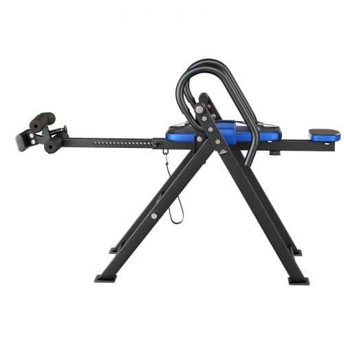 Inversion Table QD002A 136 kg kapacitet 125x70x152 cm Svart/Blå