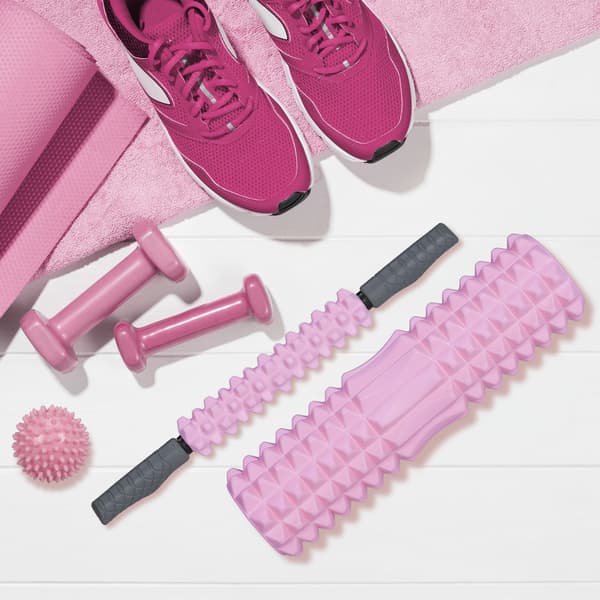 Fascia Roller Set 45x12,5 cm Rosa, Kodustaar