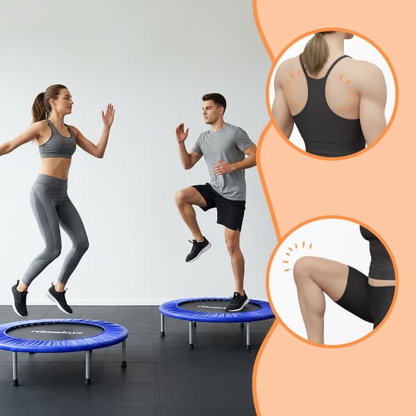 Indendørs trampolin, 22x95 cm, blå, Kodustaar