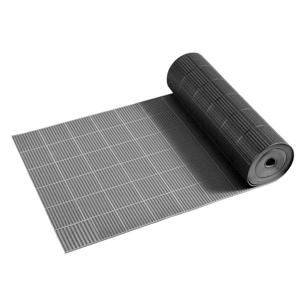Valutusmatto 90x1500 cm musta PVC