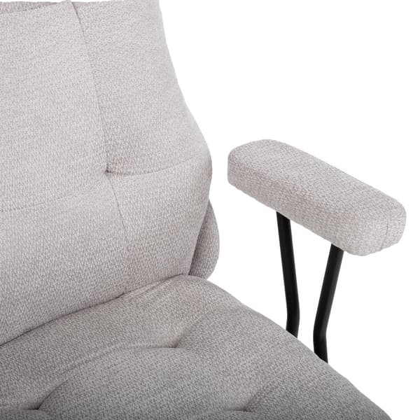Kontorstol ARLO 70x75x111-117 cm lys grå