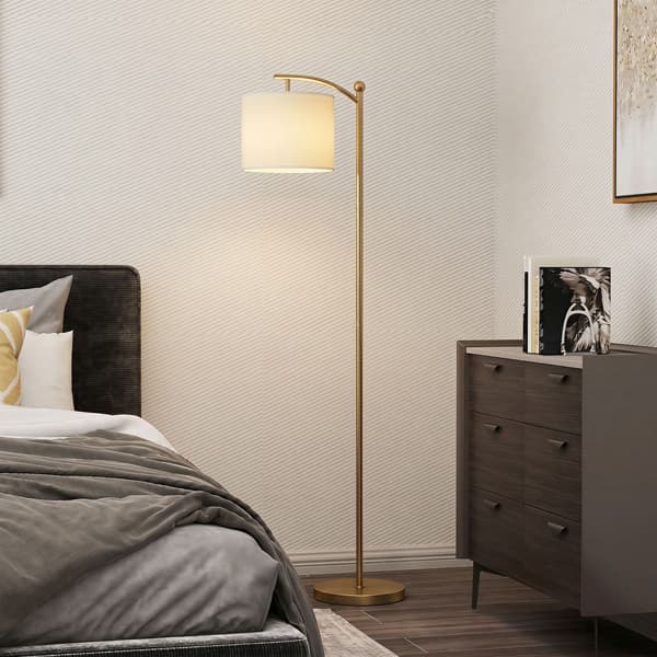 Gulvlampe 54,3x30,6x159,6 cm Guld