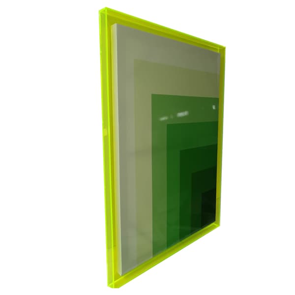Väggkonst 60x80x3,3 cm Grön Akryl