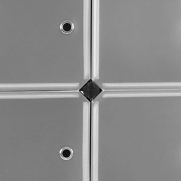 Skohylde 83x31x105 cm sort