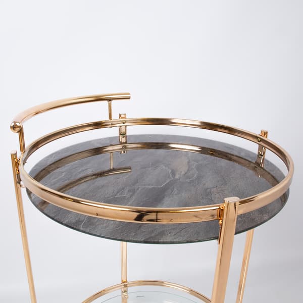 Tarjoilukärry 52x79 cm Kulta