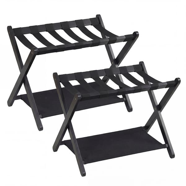 Kuffertstativer 2 stk 67x46x52 cm sort