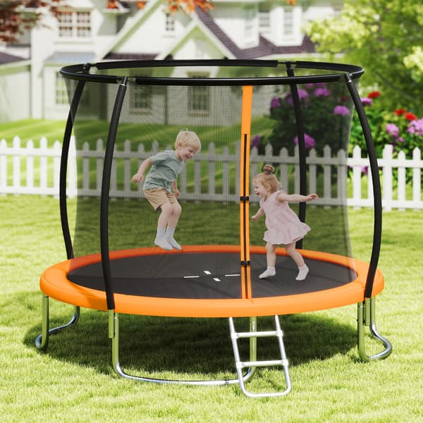 Trampolin, 366x269 cm, Orange, Stålram , Star