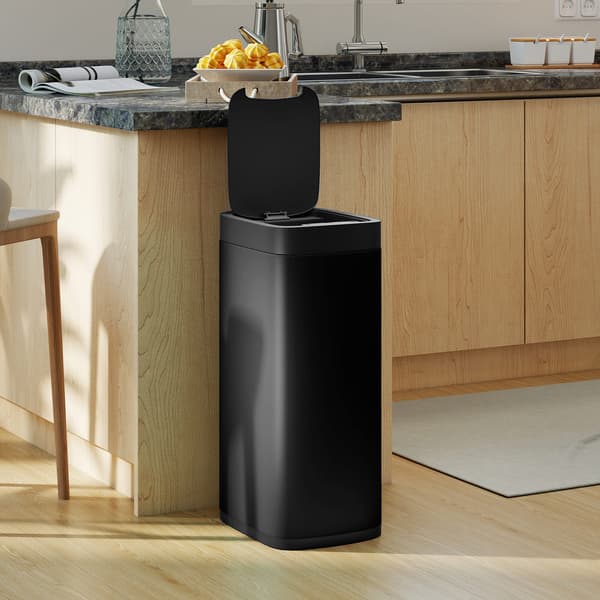Sensor affaldsspand 50L 26,5x35,5x68 cm sort