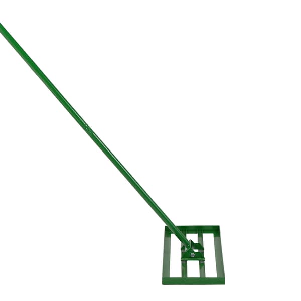 Plæneudjævningsrive 76,2x25,4x207 cm Grøn Stål