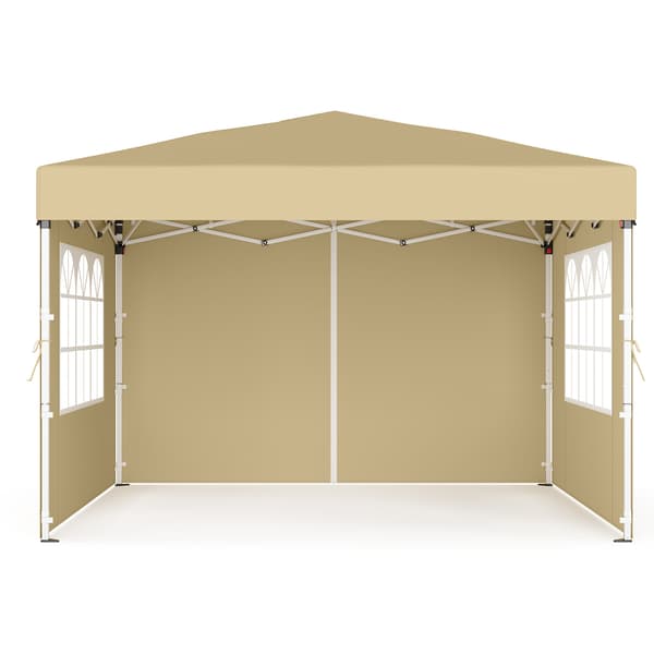 Pavillon 3x3x2,6 m Beige bærbar