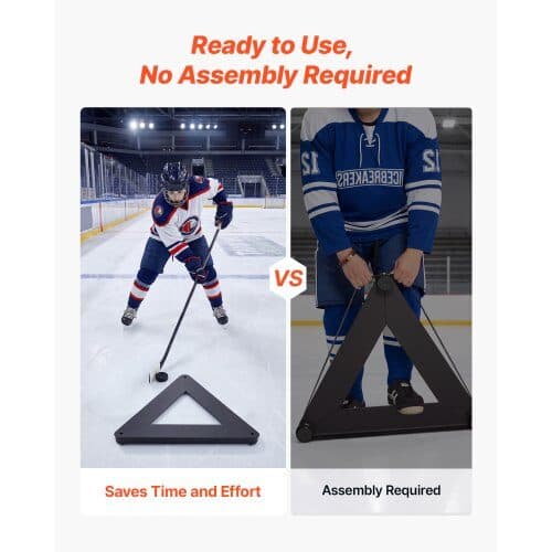 Hockey Passer Trekant 643x564x44 mm sort