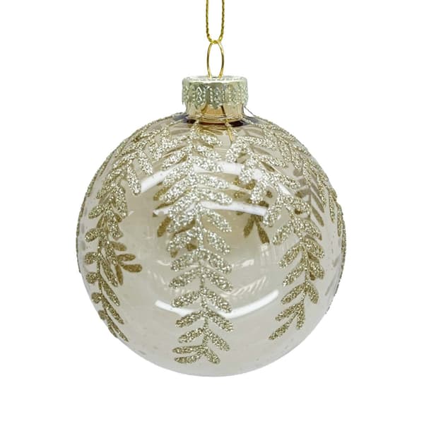 Julgransprydnad 8 cm Glas