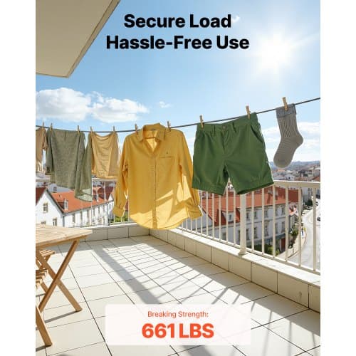 Wire Rope Kit, 30,5 m, 3,2 mm, Rostfritt stål