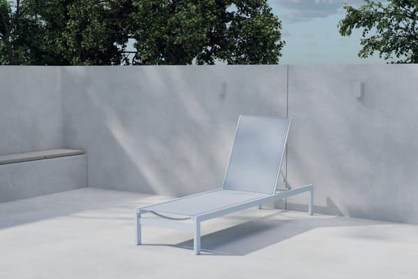 Solvogn Copacabana 60x120 cm lyseblå