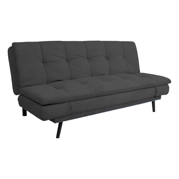 Soffa Säng ROXY 189x88x91 cm Mörkgrå Tyg