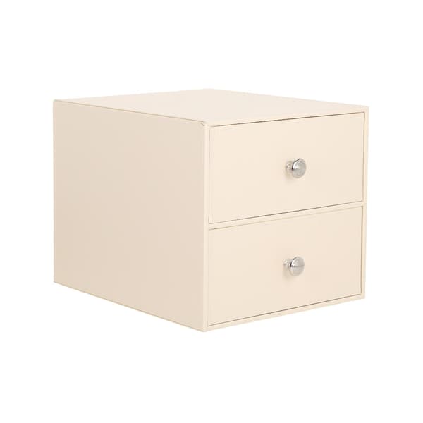 Dokumentskuffe Wilma 25x33x24,5 cm Creme Kunstlæder