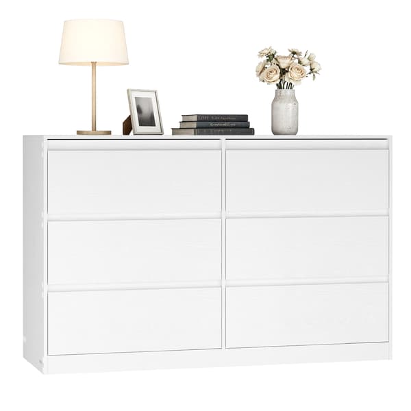 Kommode KAILYN 119,4x40x75 cm snehvid