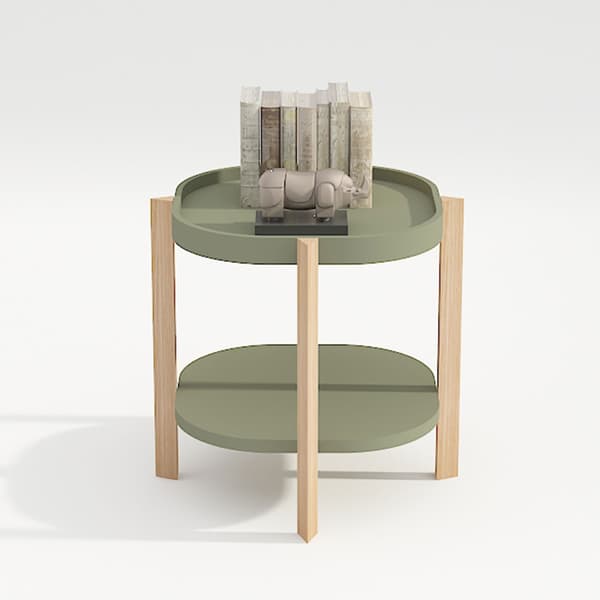 Sidebord NORAH 40x40x60 cm Grøn