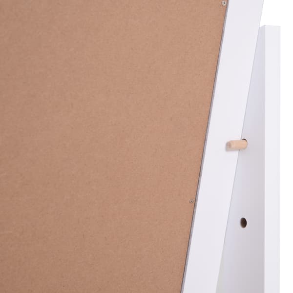 Fuld Længde Spejl 47x46x148 cm Hvid MDF