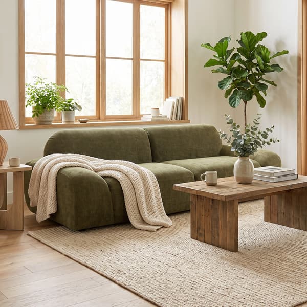 3-sits soffa 244x95x70 cm mörkgrön