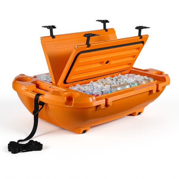 Flydende Køler 96x59,5x26,5 cm Orange LLDPE