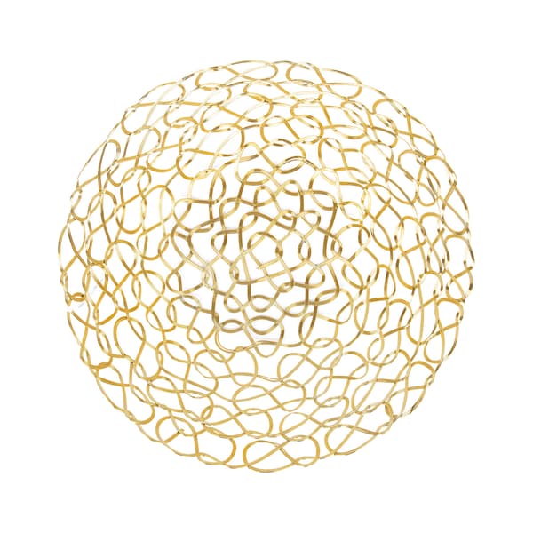 Ljusstake 27x13 cm Guld Metall