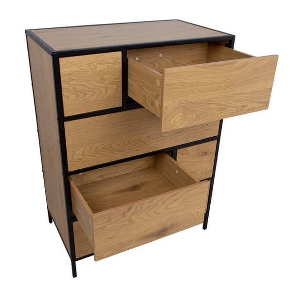 Skænk HEDVIG 70x40x95 cm Ask Sort