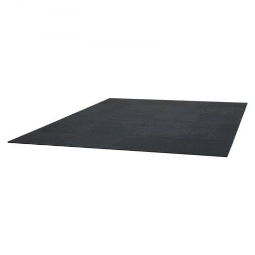 Träningsmattset, 61x61x1 cm, Svart