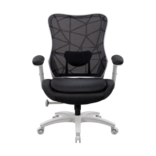 Kontorstol DEMI 76x67x103–113 cm Sort Lys Grå