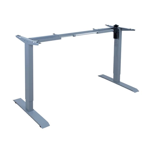 Bordben ERGO 71x121 cm Silvergrå Justerbar