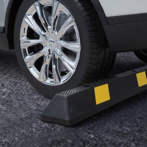 Parkeringsstopp, 184x16x11 cm, Gummi, Extra robust, Garageaccessoar