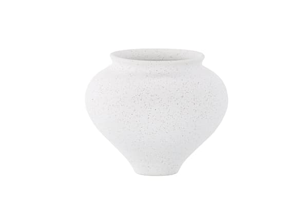 Vase Rellis 11x18x18 cm Hvid