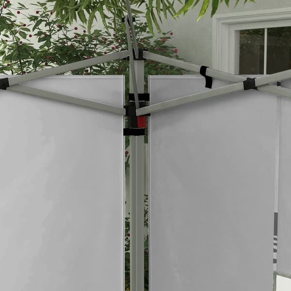 Pavillon Sidepanel Sæt, 295x195 cm, Grå, Vandtæt