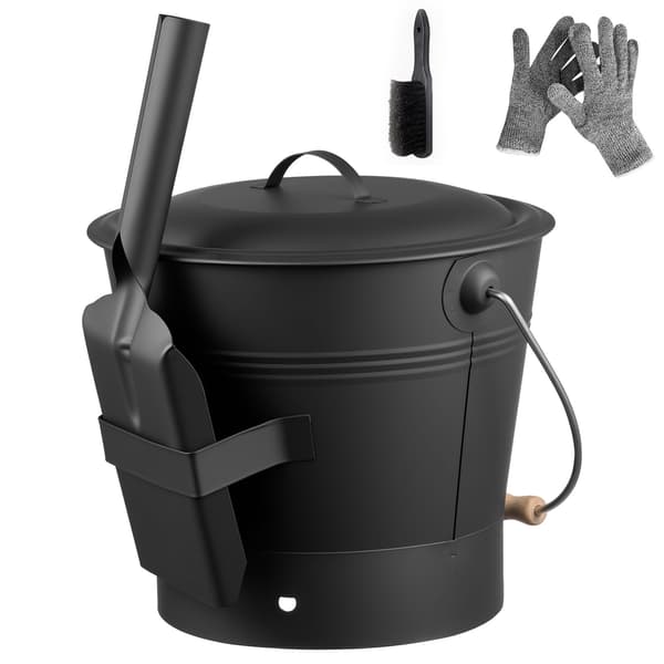 Askespand, 27x39 cm, Sort, Metal Pejs Opbevaring