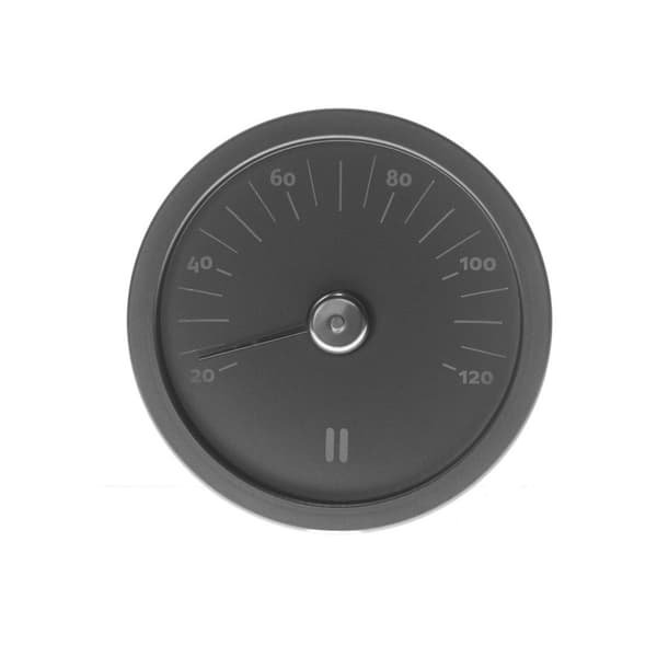 Sauna Termometer 15x2 cm Sort Aluminium