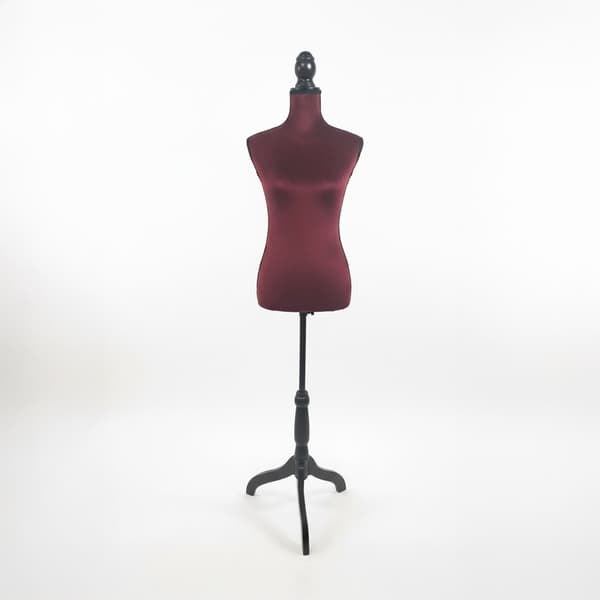 Kjoleform 130x41x34 cm Mørkerød Fløjl, Kodustaar