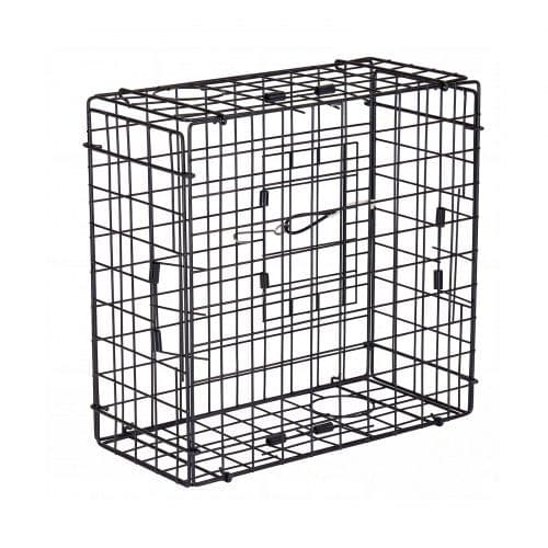 Krabbefælder 2 stk 62x62x30 cm sort