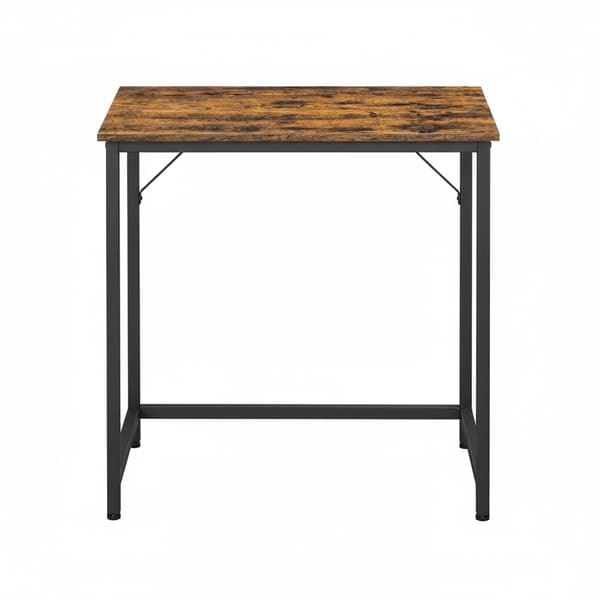 Skrivebord, 80x50x75 cm, Brun-Sort