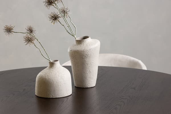 Spisebord og stol sæt Stone og Berit 120 cm Sort Beige