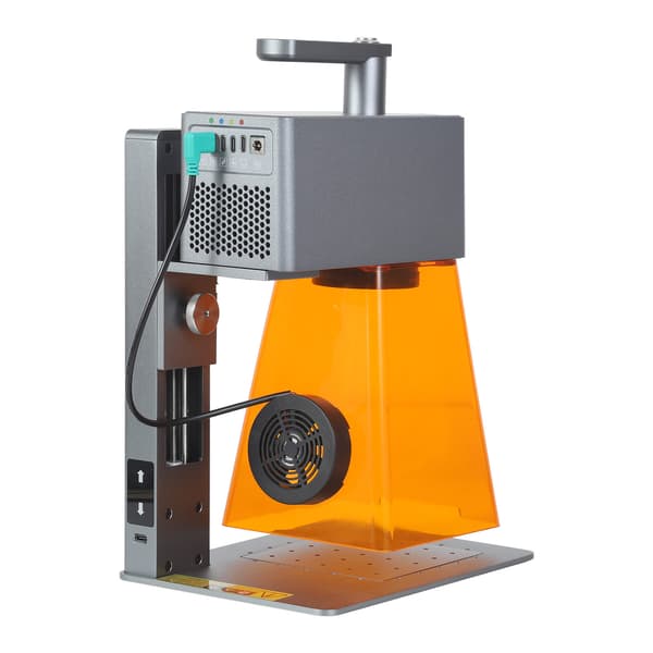 Lasergraver, Bærbar Håndholdt 12W, 100x100 mm, Blå