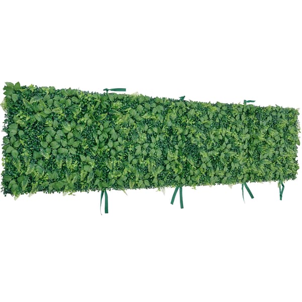 Konstgjord växtvägg, 4 stycken 61x243,8 cm, Grön