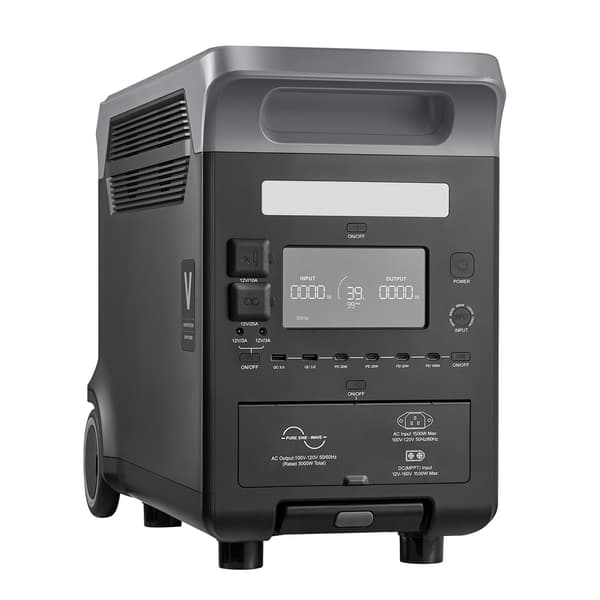 Bærbar Strømstation 609x294x457 mm Sort Batteri Backup