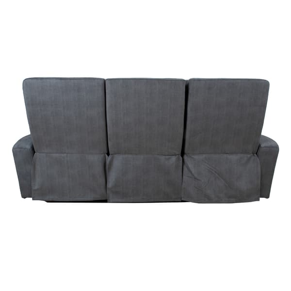 Fåtöljsoffa Gaston 206x85x104 cm Grå Sammet