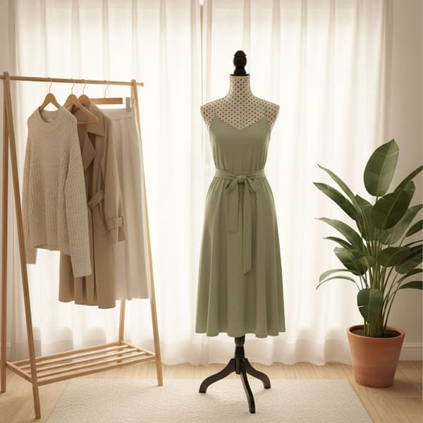 Mannequin 130x41x34 cm Beige Sort, Kodustaar