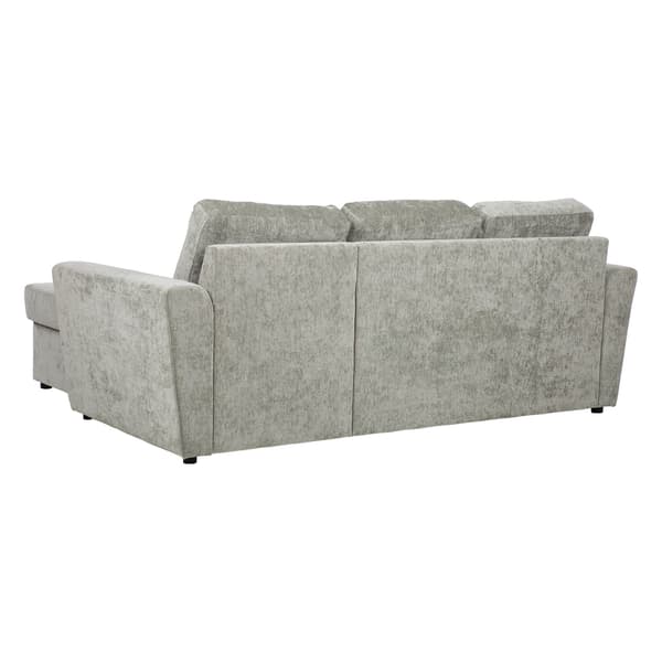 Hörnbäddsoffa INGA 217x160x88 cm Ljusgrönt tyg