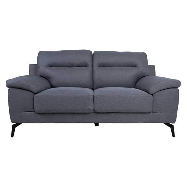 Soffa ENZO 168x83x92 cm mörkgrå tyg