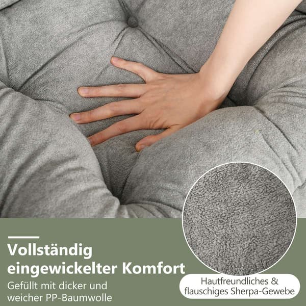 Loungeside Stol, 81x77x96 cm, Grå/Beige , Star